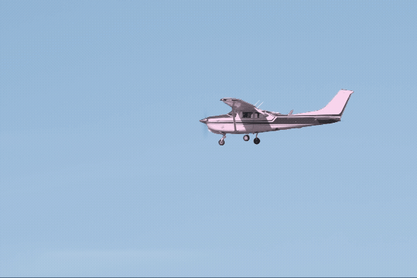 Cross-country in single-engine GA airplane