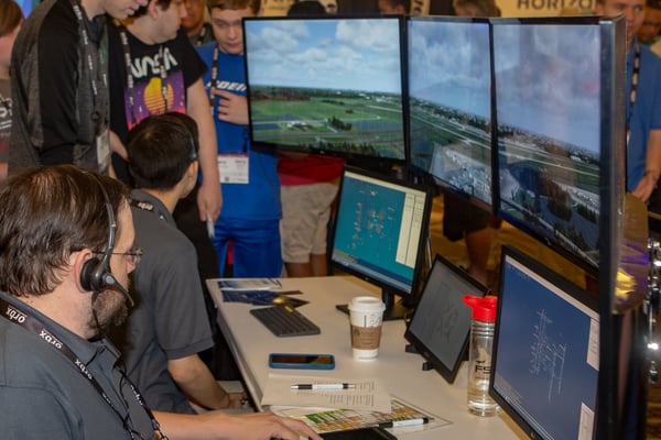 VATSIM controllers provide virtual ATC live from FlightSimExpo 2019