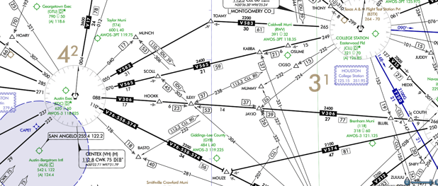 KCLL to KAUS via ILS RWY 18L