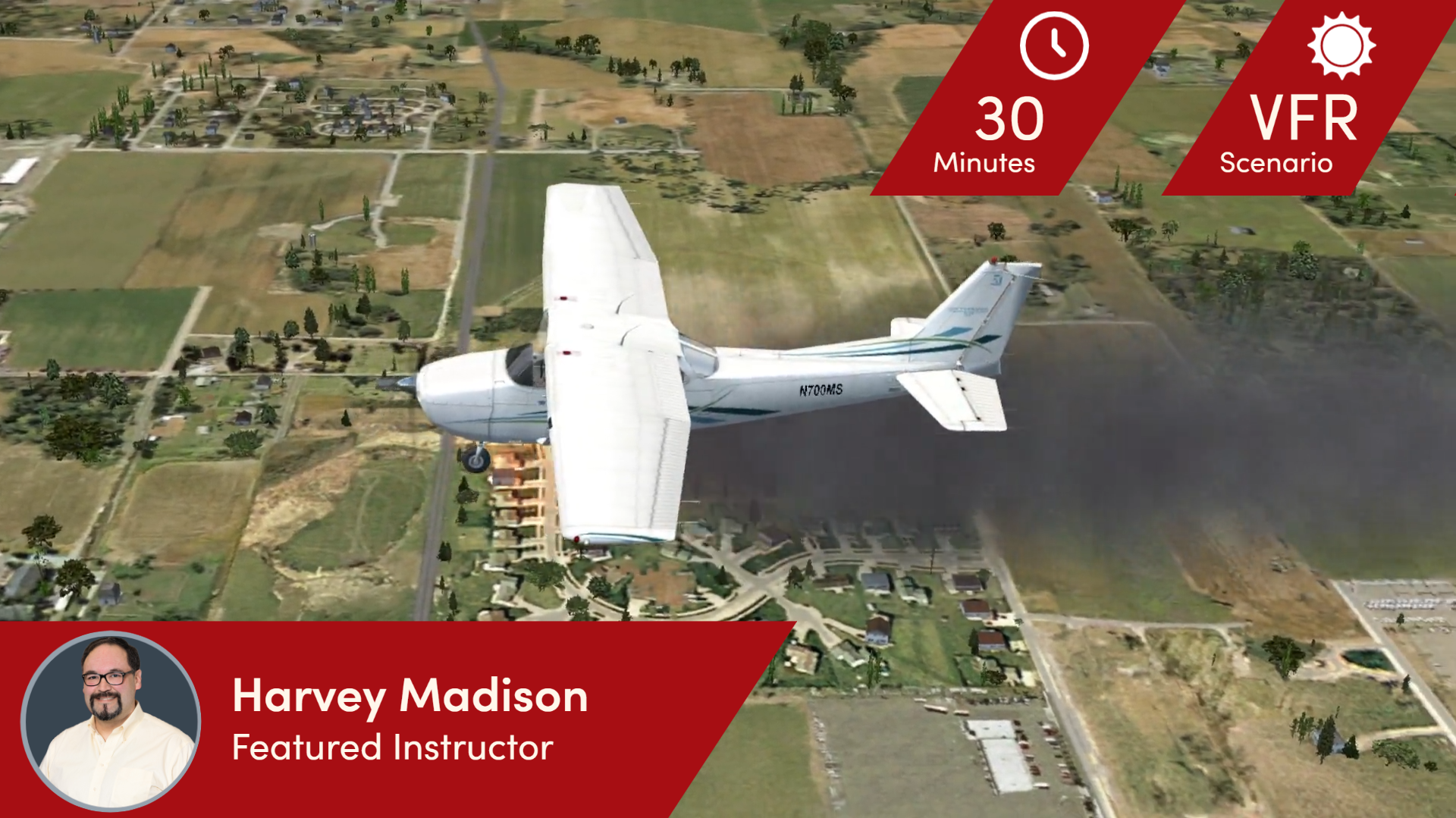 Angel Flight Scenario in Redbird Pro