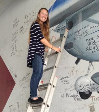 Celebrating flight training achievements