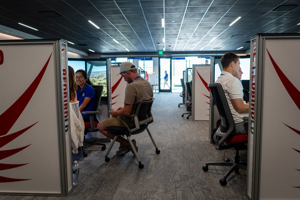 Redbird AATDs in the Pilot Proficiency Center at EAA AirVenture