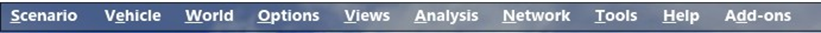 Hidden menu 