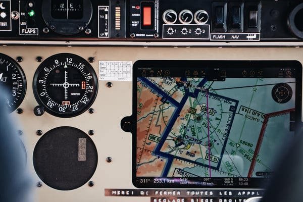 Flight Deck With iPad