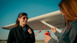 Britt Winging It at OSU Flight Team