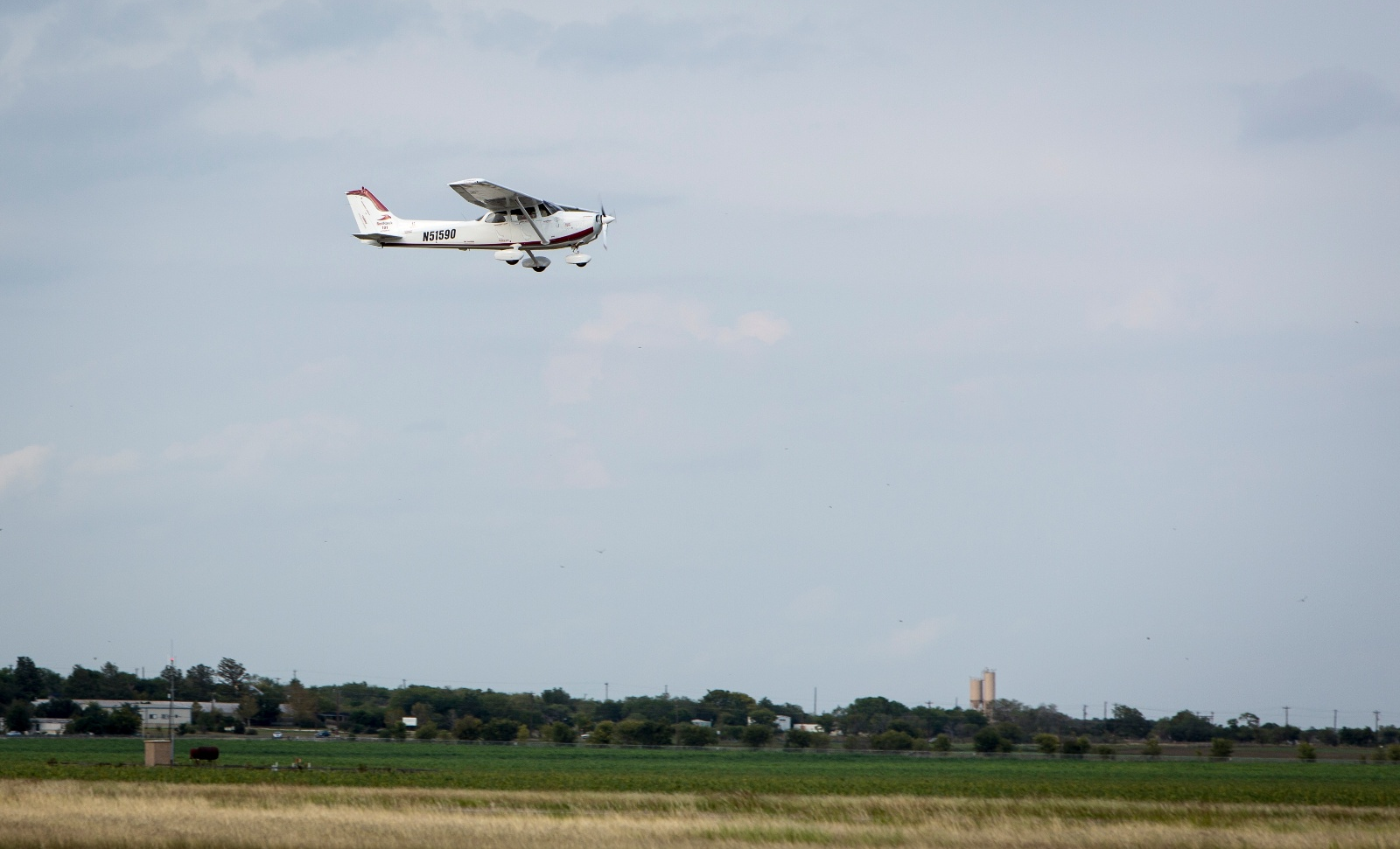 Takeoff in a Training Aircraft