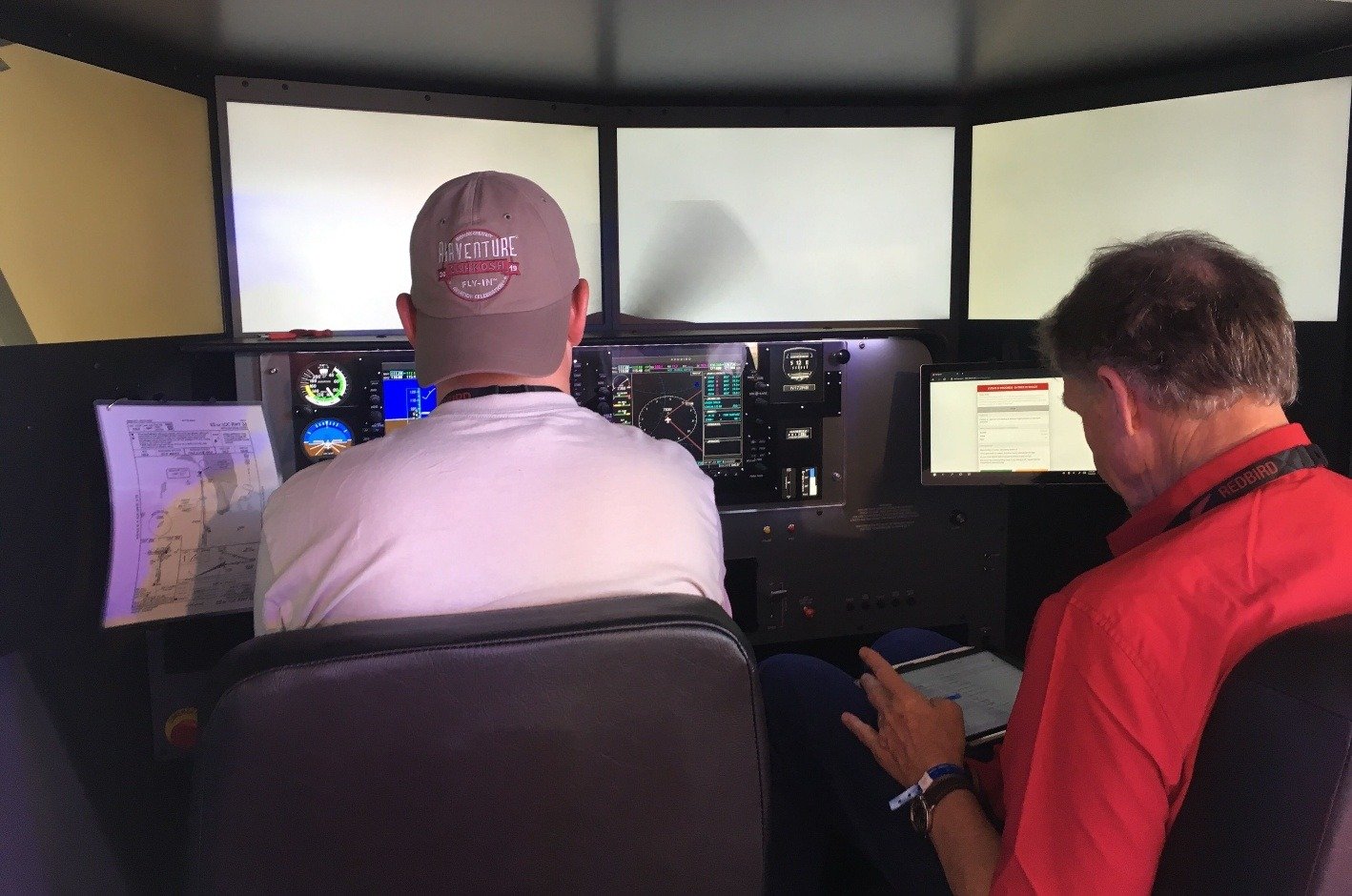 Student and Instructor Flight Simulator IMC