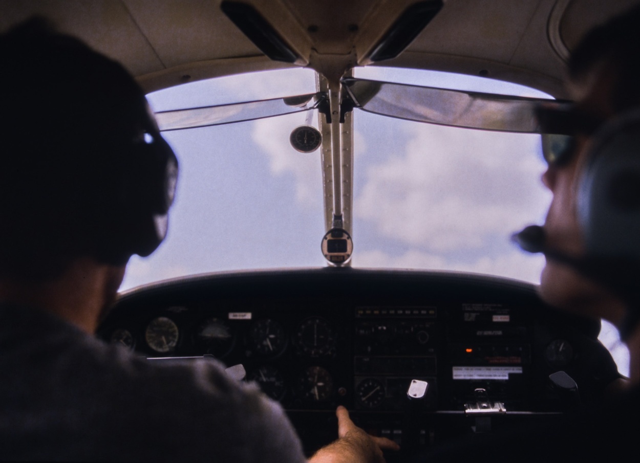 Pilot and Flight Instructor Flying