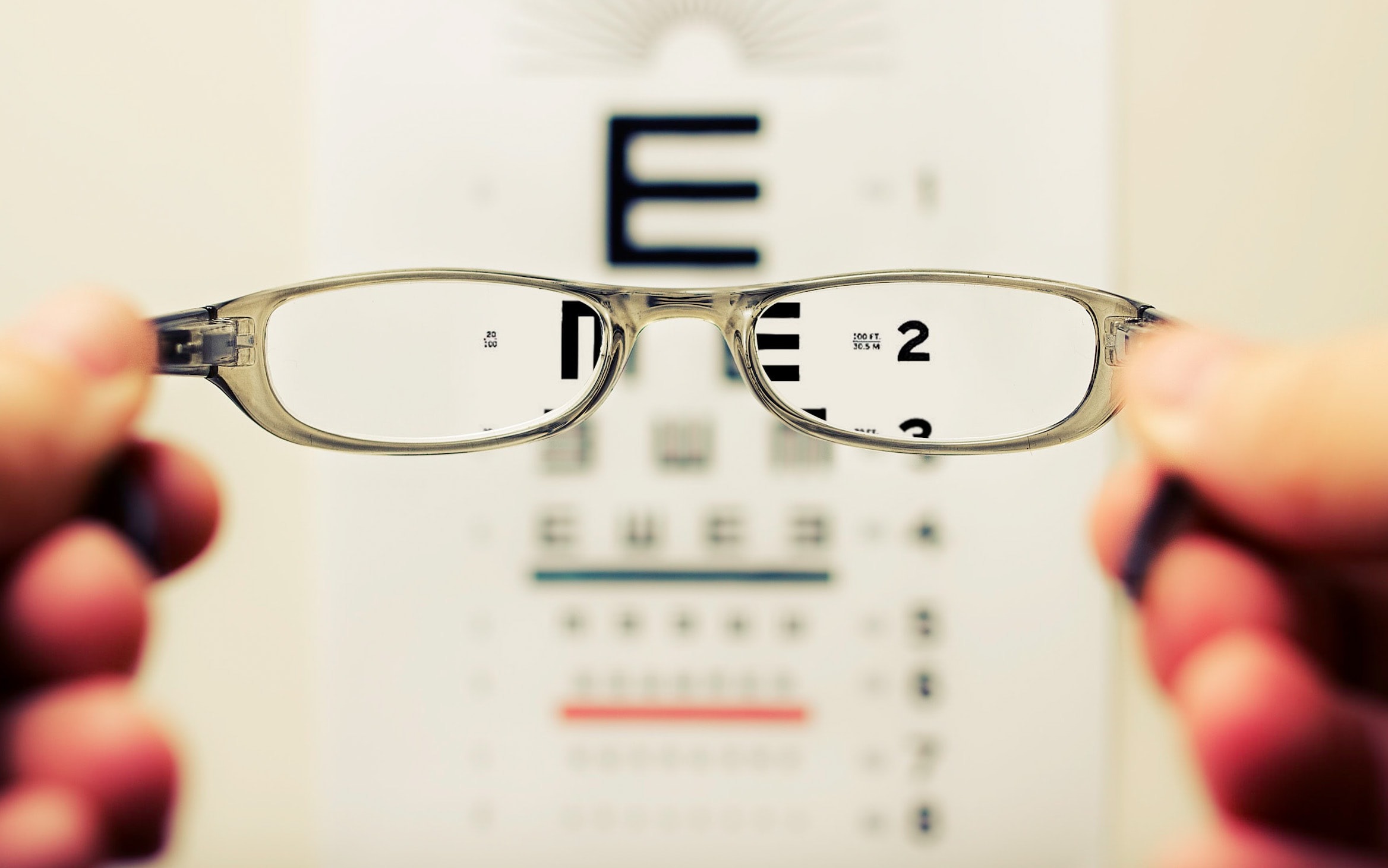 Eye Exam With Glasses